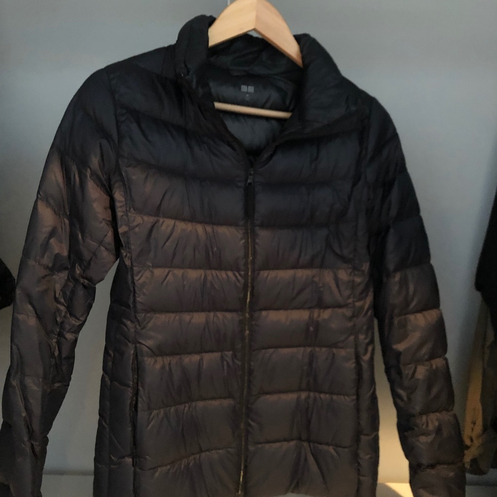 UNIQLO Down Puffer Jacket - Navy - Size S